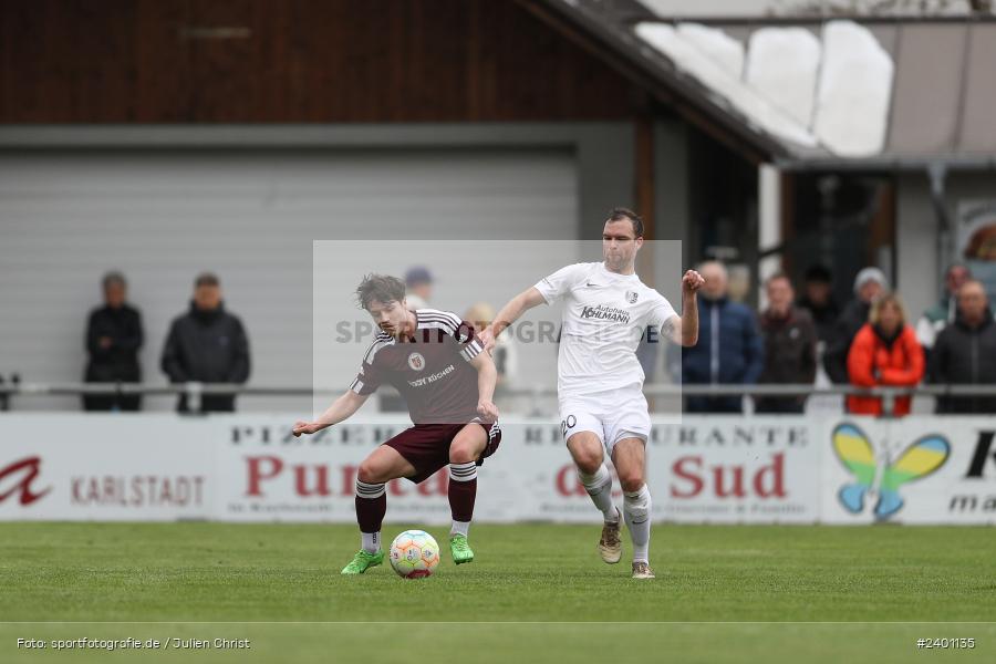 action, TuS Röllbach, TUS, TSV Karlburg, TSV, Sport, Landesliga Nordwest, Karlburg, Fussball, Fundamentum Sportpark, BFV, April 2024, 27. Spieltag, 01.04.2024 - Bild-ID: 2401135