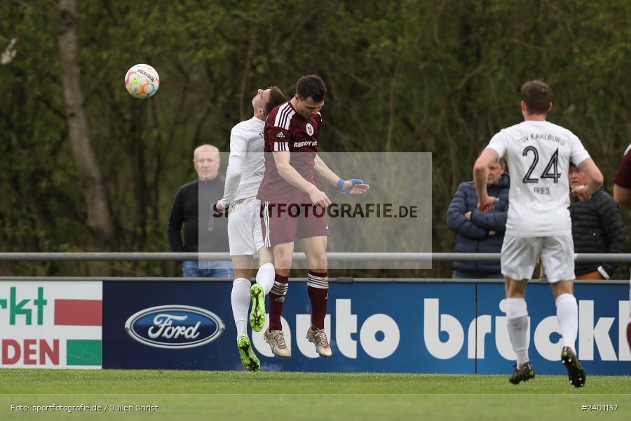 action, TuS Röllbach, TUS, TSV Karlburg, TSV, Sport, Landesliga Nordwest, Karlburg, Fussball, Fundamentum Sportpark, BFV, April 2024, 27. Spieltag, 01.04.2024 - Bild-ID: 2401137