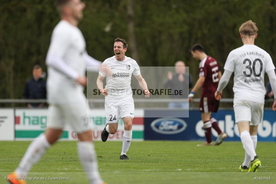 action, TuS Röllbach, TUS, TSV Karlburg, TSV, Sport, Landesliga Nordwest, Karlburg, Fussball, Fundamentum Sportpark, BFV, April 2024, 27. Spieltag, 01.04.2024 - Bild-ID: 2401143