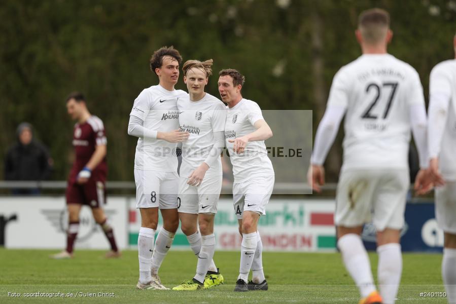 action, TuS Röllbach, TUS, TSV Karlburg, TSV, Sport, Landesliga Nordwest, Karlburg, Fussball, Fundamentum Sportpark, BFV, April 2024, 27. Spieltag, 01.04.2024 - Bild-ID: 2401150