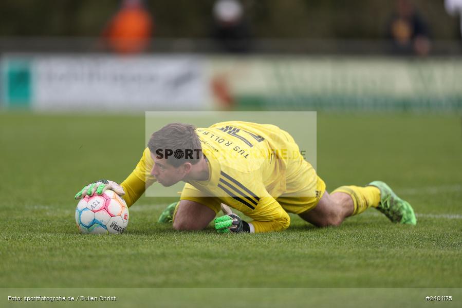 action, TuS Röllbach, TUS, TSV Karlburg, TSV, Sport, Landesliga Nordwest, Karlburg, Fussball, Fundamentum Sportpark, BFV, April 2024, 27. Spieltag, 01.04.2024 - Bild-ID: 2401175