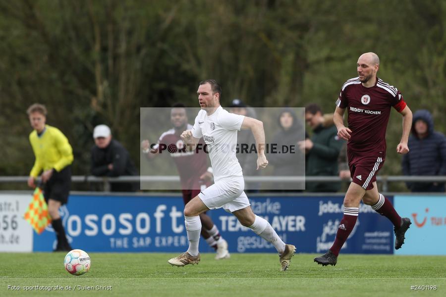 action, TuS Röllbach, TUS, TSV Karlburg, TSV, Sport, Landesliga Nordwest, Karlburg, Fussball, Fundamentum Sportpark, BFV, April 2024, 27. Spieltag, 01.04.2024 - Bild-ID: 2401198