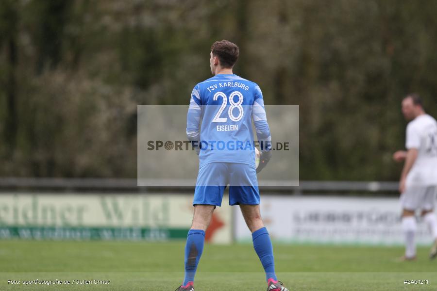 action, TuS Röllbach, TUS, TSV Karlburg, TSV, Sport, Landesliga Nordwest, Karlburg, Fussball, Fundamentum Sportpark, BFV, April 2024, 27. Spieltag, 01.04.2024 - Bild-ID: 2401211