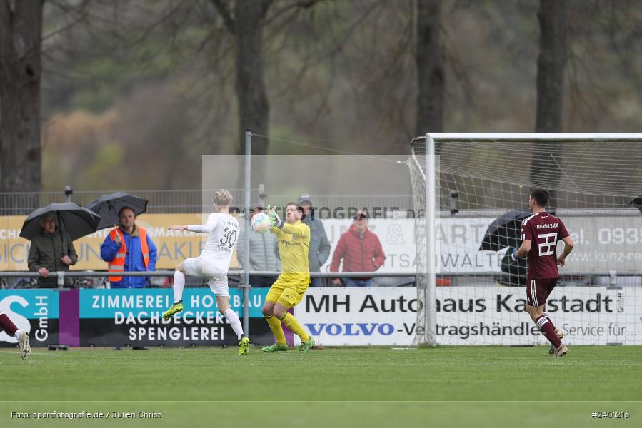 action, TuS Röllbach, TUS, TSV Karlburg, TSV, Sport, Landesliga Nordwest, Karlburg, Fussball, Fundamentum Sportpark, BFV, April 2024, 27. Spieltag, 01.04.2024 - Bild-ID: 2401216