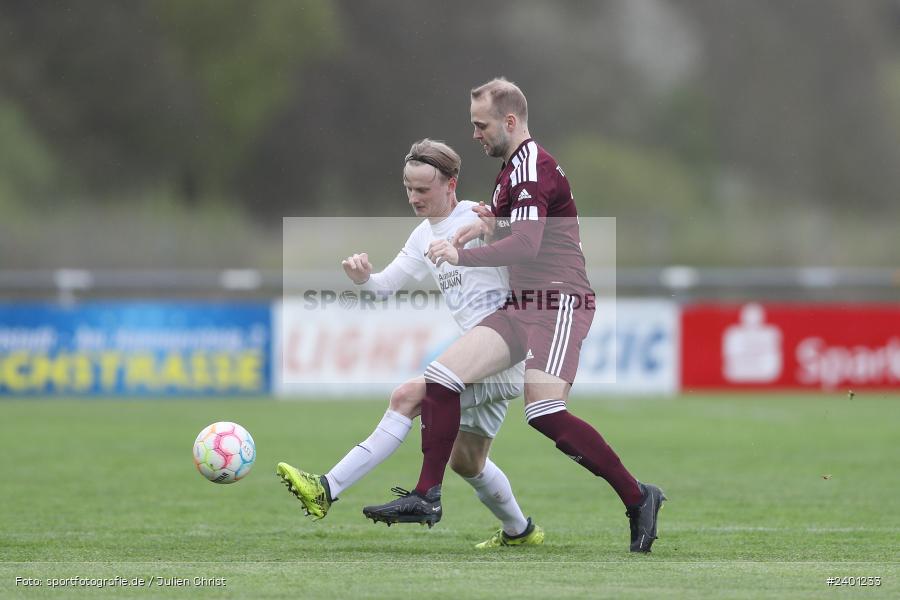 action, TuS Röllbach, TUS, TSV Karlburg, TSV, Sport, Landesliga Nordwest, Karlburg, Fussball, Fundamentum Sportpark, BFV, April 2024, 27. Spieltag, 01.04.2024 - Bild-ID: 2401233