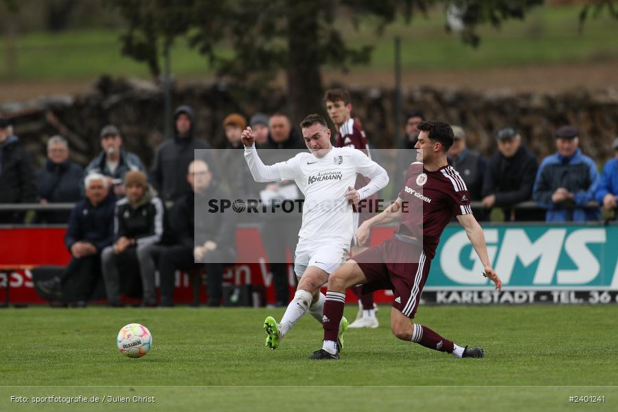 action, TuS Röllbach, TUS, TSV Karlburg, TSV, Sport, Landesliga Nordwest, Karlburg, Fussball, Fundamentum Sportpark, BFV, April 2024, 27. Spieltag, 01.04.2024 - Bild-ID: 2401241