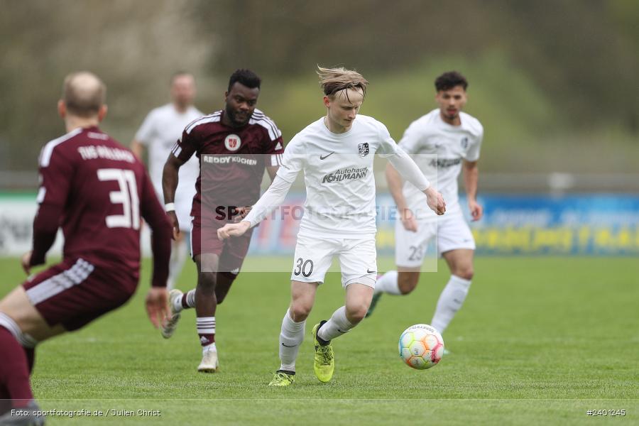 action, TuS Röllbach, TUS, TSV Karlburg, TSV, Sport, Landesliga Nordwest, Karlburg, Fussball, Fundamentum Sportpark, BFV, April 2024, 27. Spieltag, 01.04.2024 - Bild-ID: 2401245