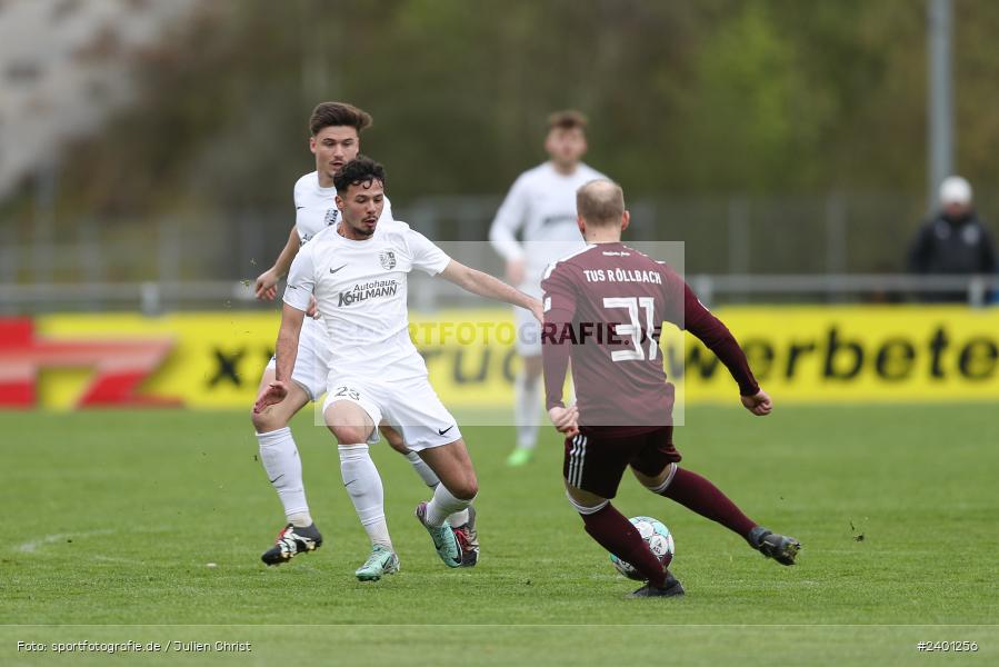 action, TuS Röllbach, TUS, TSV Karlburg, TSV, Sport, Landesliga Nordwest, Karlburg, Fussball, Fundamentum Sportpark, BFV, April 2024, 27. Spieltag, 01.04.2024 - Bild-ID: 2401256