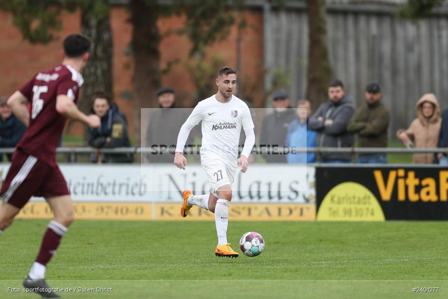 action, TuS Röllbach, TUS, TSV Karlburg, TSV, Sport, Landesliga Nordwest, Karlburg, Fussball, Fundamentum Sportpark, BFV, April 2024, 27. Spieltag, 01.04.2024 - Bild-ID: 2401277