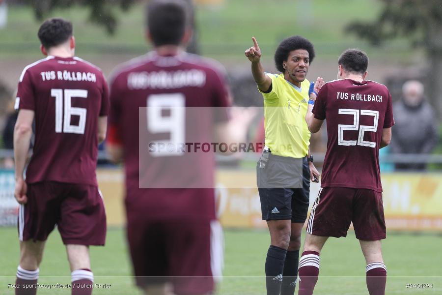 action, TuS Röllbach, TUS, TSV Karlburg, TSV, Sport, Landesliga Nordwest, Karlburg, Fussball, Fundamentum Sportpark, BFV, April 2024, 27. Spieltag, 01.04.2024 - Bild-ID: 2401294