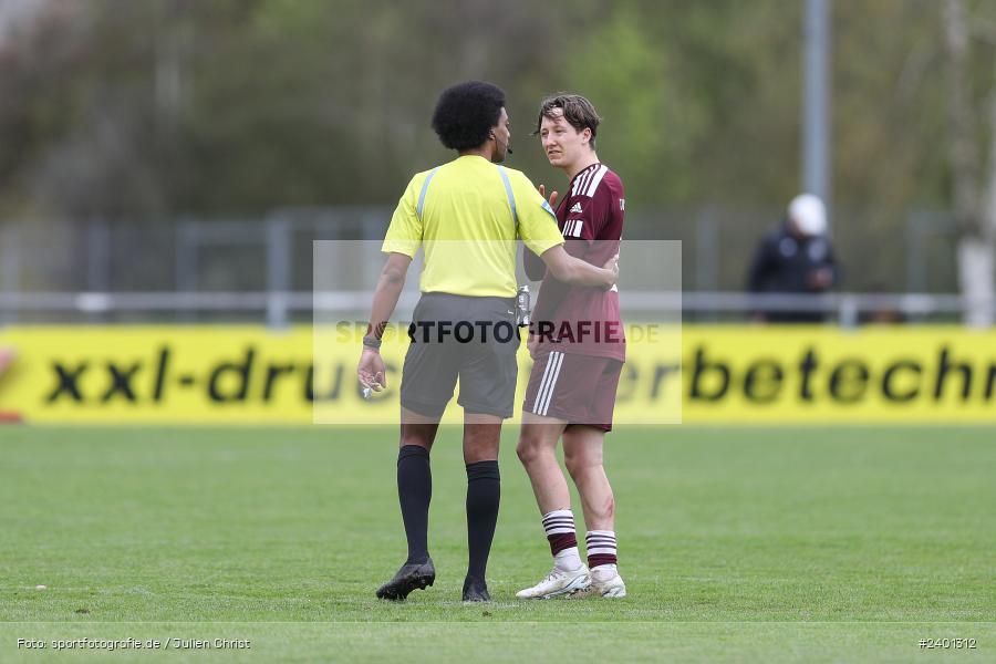 action, TuS Röllbach, TUS, TSV Karlburg, TSV, Sport, Landesliga Nordwest, Karlburg, Fussball, Fundamentum Sportpark, BFV, April 2024, 27. Spieltag, 01.04.2024 - Bild-ID: 2401312