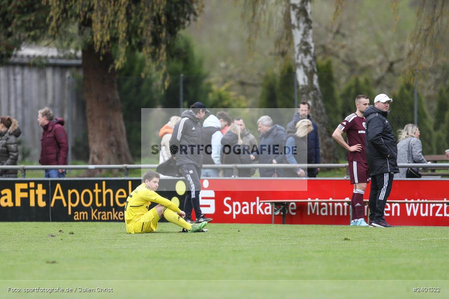 action, TuS Röllbach, TUS, TSV Karlburg, TSV, Sport, Landesliga Nordwest, Karlburg, Fussball, Fundamentum Sportpark, BFV, April 2024, 27. Spieltag, 01.04.2024 - Bild-ID: 2401322