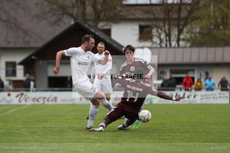 action, TuS Röllbach, TUS, TSV Karlburg, TSV, Sport, Landesliga Nordwest, Karlburg, Fussball, Fundamentum Sportpark, BFV, April 2024, 27. Spieltag, 01.04.2024 - Bild-ID: 2401328