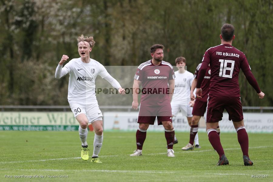 action, TuS Röllbach, TUS, TSV Karlburg, TSV, Sport, Landesliga Nordwest, Karlburg, Fussball, Fundamentum Sportpark, BFV, April 2024, 27. Spieltag, 01.04.2024 - Bild-ID: 2401341