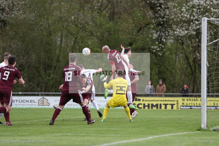 action, TuS Röllbach, TUS, TSV Karlburg, TSV, Sport, Landesliga Nordwest, Karlburg, Fussball, Fundamentum Sportpark, BFV, April 2024, 27. Spieltag, 01.04.2024 - Bild-ID: 2401366