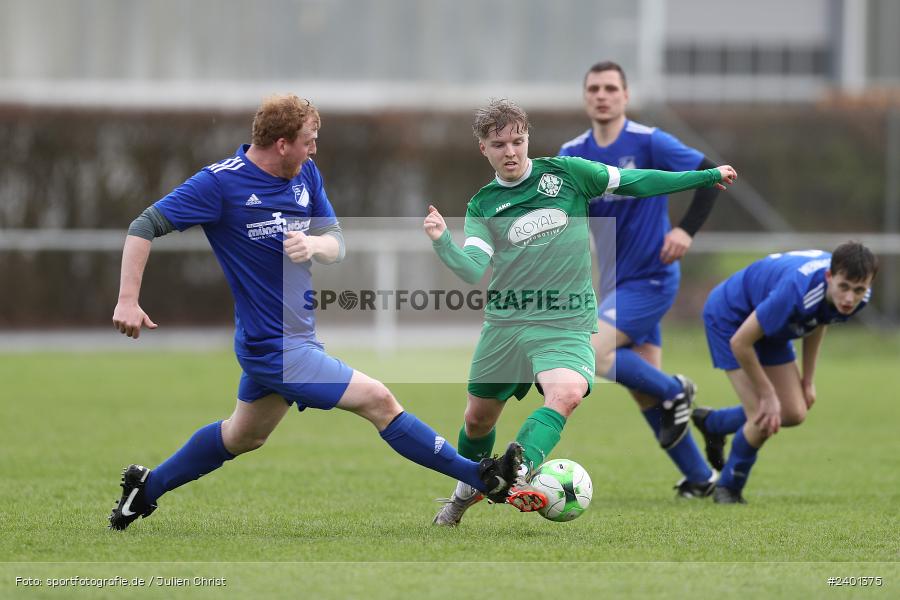 Sportgelände, Gössenheim, 01.04.2024, sport, action, BFV, Fussball, April 2024, Kreisliga Würzburg Gr. 2, FVK, FCG, FV Karlstadt, FC Gössenheim - Bild-ID: 2401375