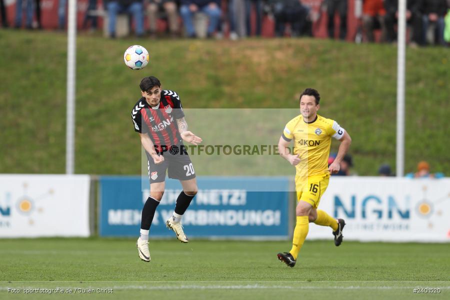 action, TSV Aubstadt, Sport, Regionalliga Bayern, Nachholspieltag, NGN Arena, Fussball, FWK, FC Würzburger Kickers, BFV, Aubstadt, April 2024, AUB, 02.04.2024 - Bild-ID: 2401520