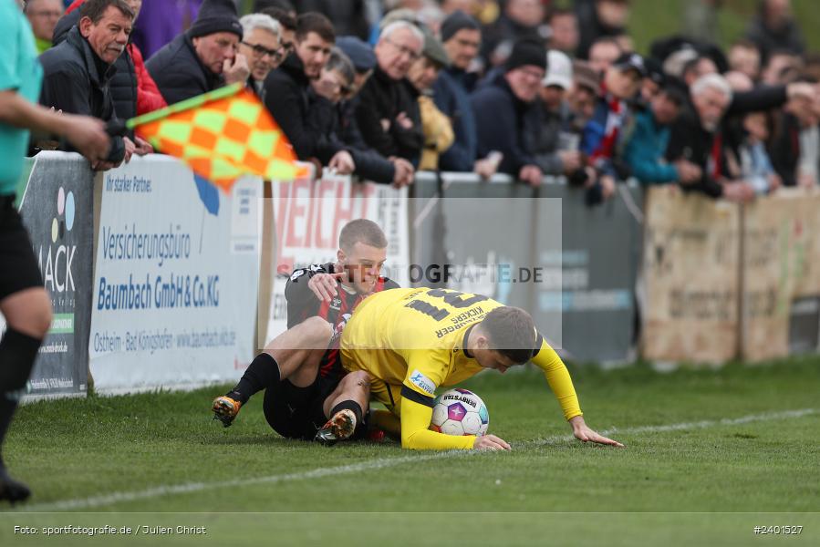 action, TSV Aubstadt, Sport, Regionalliga Bayern, Nachholspieltag, NGN Arena, Fussball, FWK, FC Würzburger Kickers, BFV, Aubstadt, April 2024, AUB, 02.04.2024 - Bild-ID: 2401527