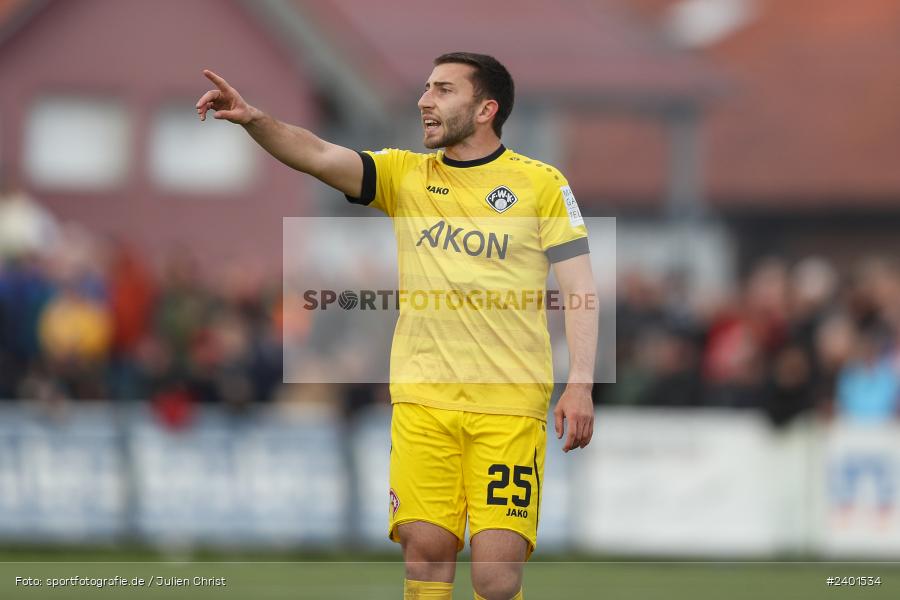 action, TSV Aubstadt, Sport, Regionalliga Bayern, Nachholspieltag, NGN Arena, Fussball, FWK, FC Würzburger Kickers, BFV, Aubstadt, April 2024, AUB, 02.04.2024 - Bild-ID: 2401534