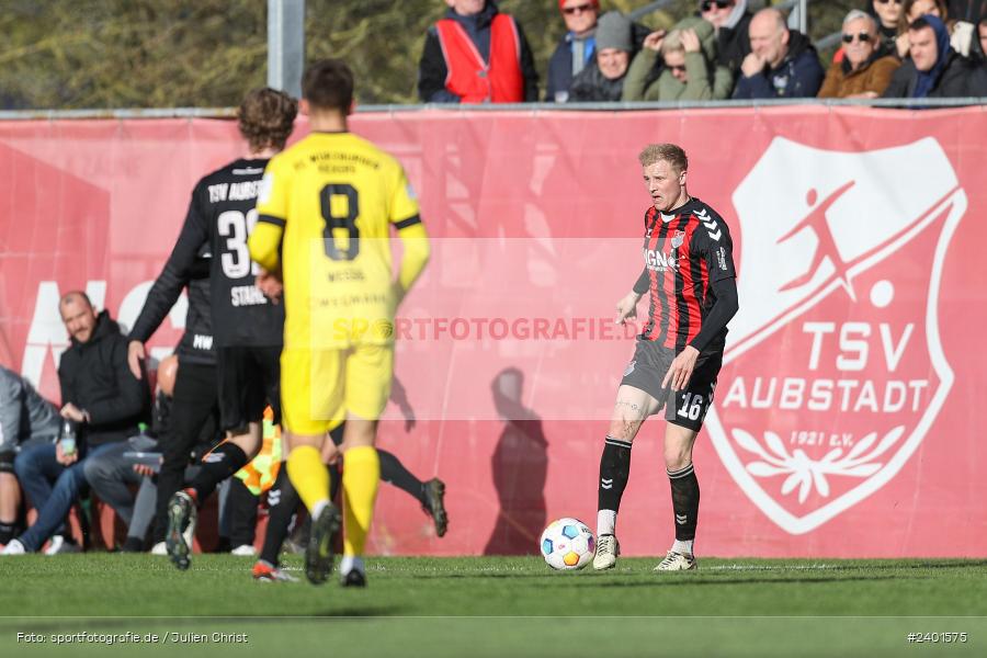 action, TSV Aubstadt, Sport, Regionalliga Bayern, Nachholspieltag, NGN Arena, Fussball, FWK, FC Würzburger Kickers, BFV, Aubstadt, April 2024, AUB, 02.04.2024 - Bild-ID: 2401575