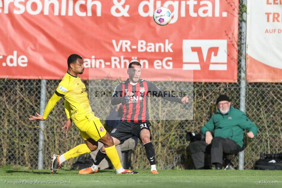 action, TSV Aubstadt, Sport, Regionalliga Bayern, Nachholspieltag, NGN Arena, Fussball, FWK, FC Würzburger Kickers, BFV, Aubstadt, April 2024, AUB, 02.04.2024 - Bild-ID: 2401586