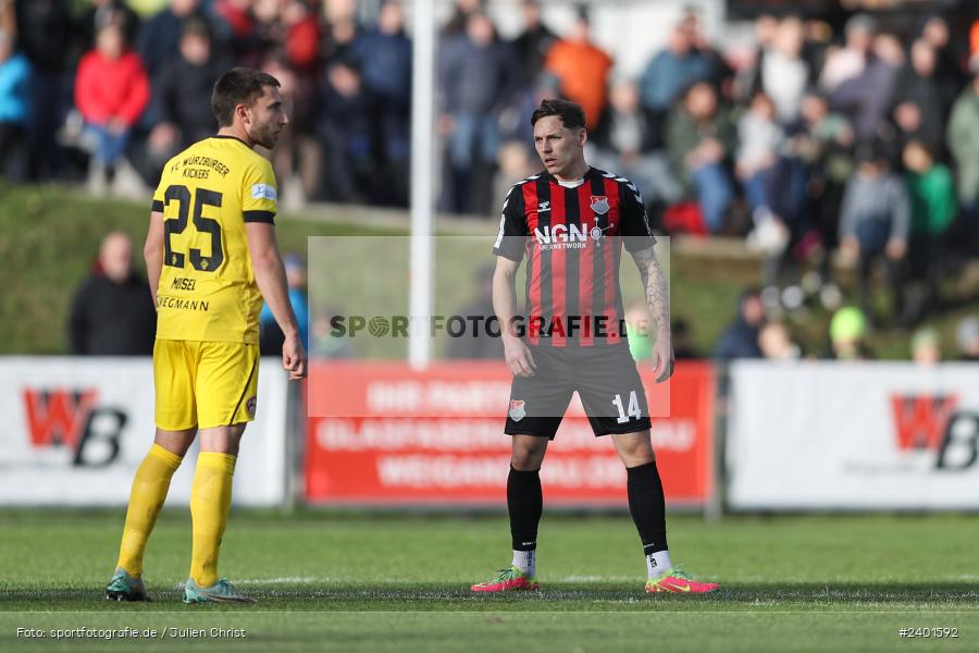 action, TSV Aubstadt, Sport, Regionalliga Bayern, Nachholspieltag, NGN Arena, Fussball, FWK, FC Würzburger Kickers, BFV, Aubstadt, April 2024, AUB, 02.04.2024 - Bild-ID: 2401592