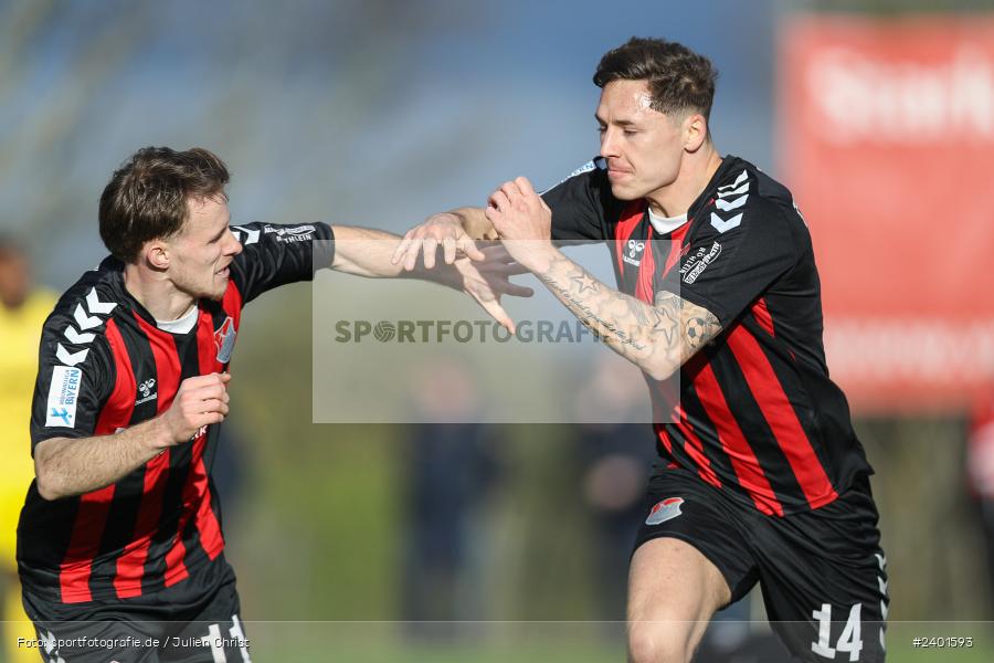 action, TSV Aubstadt, Sport, Regionalliga Bayern, Nachholspieltag, NGN Arena, Fussball, FWK, FC Würzburger Kickers, BFV, Aubstadt, April 2024, AUB, 02.04.2024 - Bild-ID: 2401593