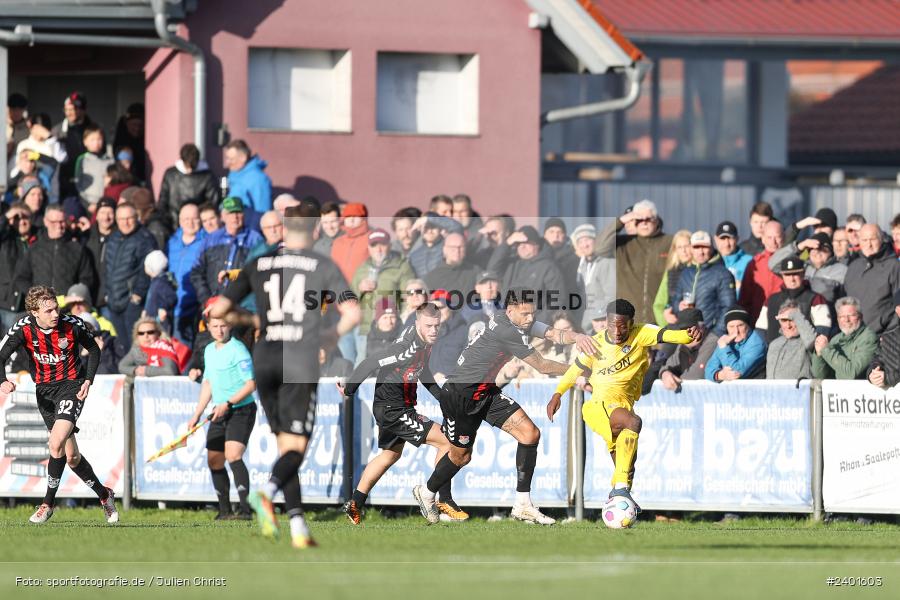 action, TSV Aubstadt, Sport, Regionalliga Bayern, Nachholspieltag, NGN Arena, Fussball, FWK, FC Würzburger Kickers, BFV, Aubstadt, April 2024, AUB, 02.04.2024 - Bild-ID: 2401603