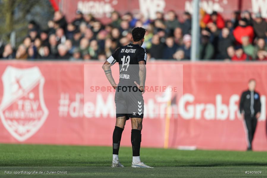 action, TSV Aubstadt, Sport, Regionalliga Bayern, Nachholspieltag, NGN Arena, Fussball, FWK, FC Würzburger Kickers, BFV, Aubstadt, April 2024, AUB, 02.04.2024 - Bild-ID: 2401609