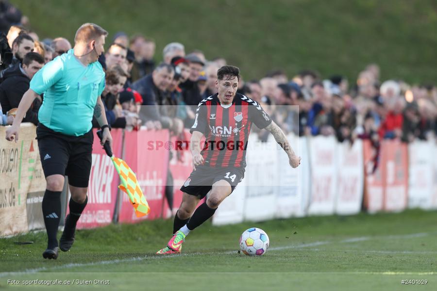 action, TSV Aubstadt, Sport, Regionalliga Bayern, Nachholspieltag, NGN Arena, Fussball, FWK, FC Würzburger Kickers, BFV, Aubstadt, April 2024, AUB, 02.04.2024 - Bild-ID: 2401629