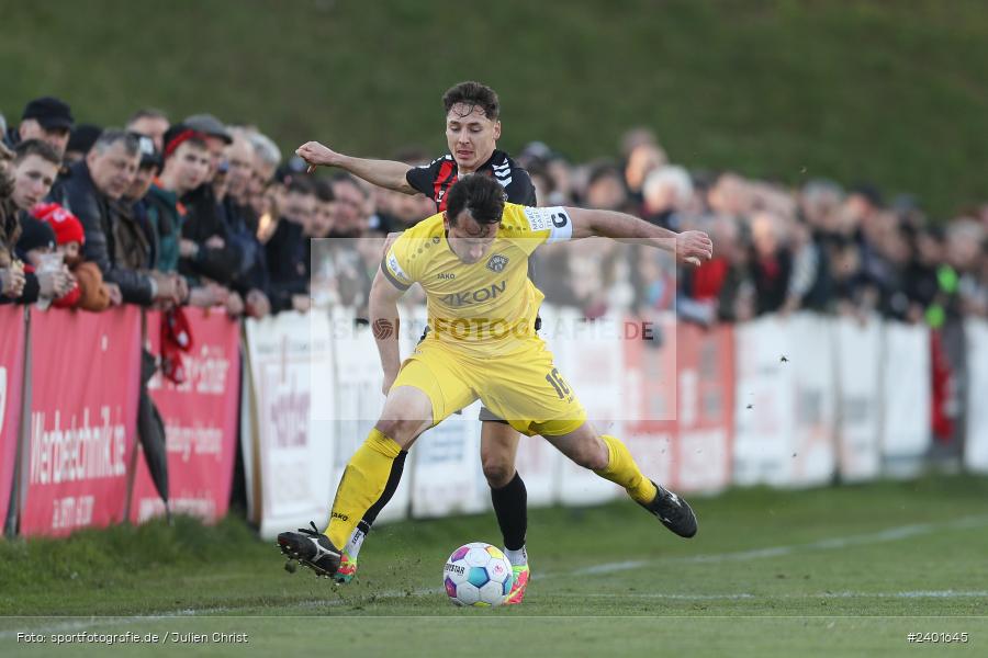 action, TSV Aubstadt, Sport, Regionalliga Bayern, Nachholspieltag, NGN Arena, Fussball, FWK, FC Würzburger Kickers, BFV, Aubstadt, April 2024, AUB, 02.04.2024 - Bild-ID: 2401645