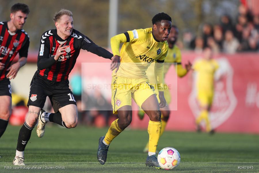 action, TSV Aubstadt, Sport, Regionalliga Bayern, Nachholspieltag, NGN Arena, Fussball, FWK, FC Würzburger Kickers, BFV, Aubstadt, April 2024, AUB, 02.04.2024 - Bild-ID: 2401693