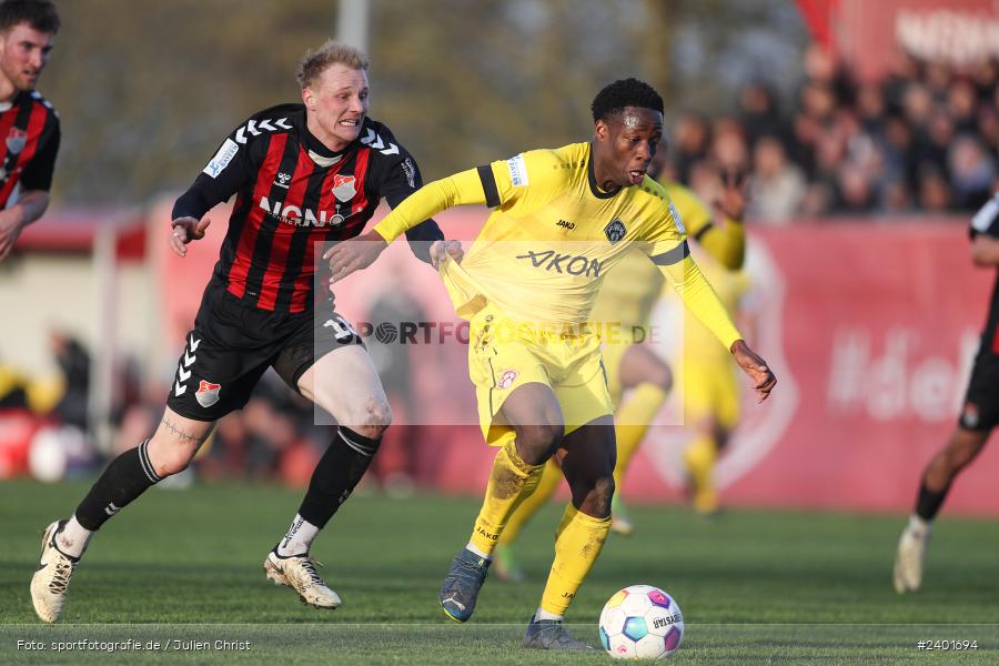 action, TSV Aubstadt, Sport, Regionalliga Bayern, Nachholspieltag, NGN Arena, Fussball, FWK, FC Würzburger Kickers, BFV, Aubstadt, April 2024, AUB, 02.04.2024 - Bild-ID: 2401694
