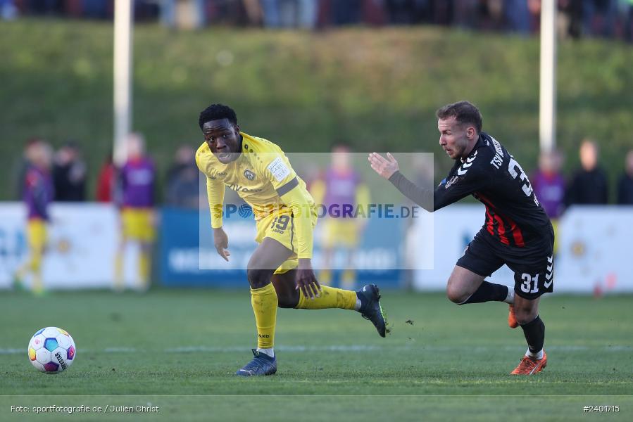 action, TSV Aubstadt, Sport, Regionalliga Bayern, Nachholspieltag, NGN Arena, Fussball, FWK, FC Würzburger Kickers, BFV, Aubstadt, April 2024, AUB, 02.04.2024 - Bild-ID: 2401715