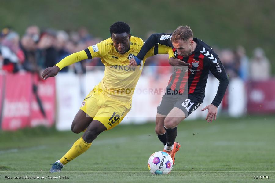 action, TSV Aubstadt, Sport, Regionalliga Bayern, Nachholspieltag, NGN Arena, Fussball, FWK, FC Würzburger Kickers, BFV, Aubstadt, April 2024, AUB, 02.04.2024 - Bild-ID: 2401718