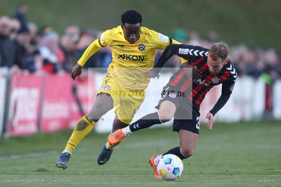 action, TSV Aubstadt, Sport, Regionalliga Bayern, Nachholspieltag, NGN Arena, Fussball, FWK, FC Würzburger Kickers, BFV, Aubstadt, April 2024, AUB, 02.04.2024 - Bild-ID: 2401719