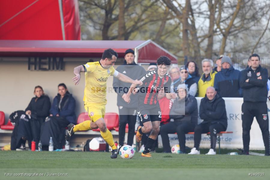 action, TSV Aubstadt, Sport, Regionalliga Bayern, Nachholspieltag, NGN Arena, Fussball, FWK, FC Würzburger Kickers, BFV, Aubstadt, April 2024, AUB, 02.04.2024 - Bild-ID: 2401727