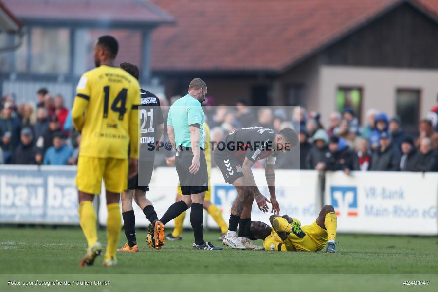 action, TSV Aubstadt, Sport, Regionalliga Bayern, Nachholspieltag, NGN Arena, Fussball, FWK, FC Würzburger Kickers, BFV, Aubstadt, April 2024, AUB, 02.04.2024 - Bild-ID: 2401747