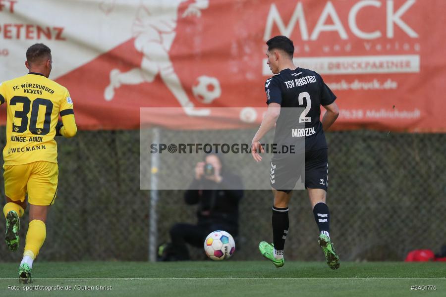 action, TSV Aubstadt, Sport, Regionalliga Bayern, Nachholspieltag, NGN Arena, Fussball, FWK, FC Würzburger Kickers, BFV, Aubstadt, April 2024, AUB, 02.04.2024 - Bild-ID: 2401776