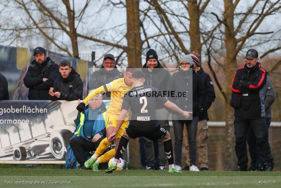 action, TSV Aubstadt, Sport, Regionalliga Bayern, Nachholspieltag, NGN Arena, Fussball, FWK, FC Würzburger Kickers, BFV, Aubstadt, April 2024, AUB, 02.04.2024 - Bild-ID: 2401779