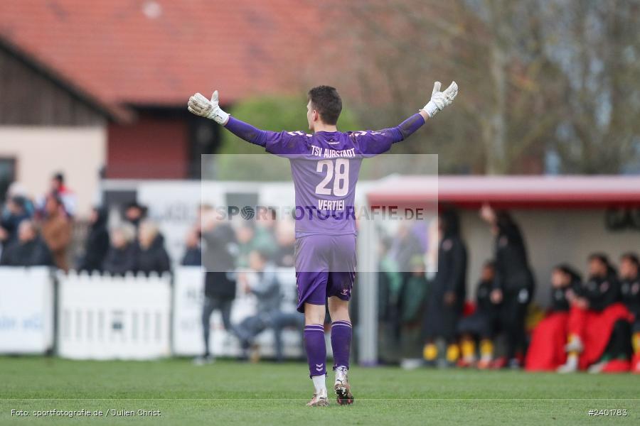 action, TSV Aubstadt, Sport, Regionalliga Bayern, Nachholspieltag, NGN Arena, Fussball, FWK, FC Würzburger Kickers, BFV, Aubstadt, April 2024, AUB, 02.04.2024 - Bild-ID: 2401783