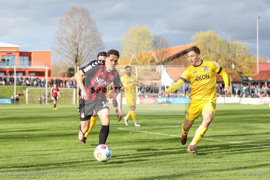 action, TSV Aubstadt, Sport, Regionalliga Bayern, Nachholspieltag, NGN Arena, Fussball, FWK, FC Würzburger Kickers, BFV, Aubstadt, April 2024, AUB, 03.04.2024 - Bild-ID: 2401803