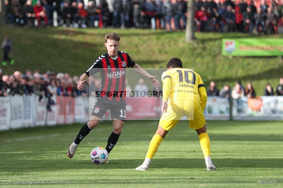 action, TSV Aubstadt, Sport, Regionalliga Bayern, Nachholspieltag, NGN Arena, Fussball, FWK, FC Würzburger Kickers, BFV, Aubstadt, April 2024, AUB, 03.04.2024 - Bild-ID: 2401805