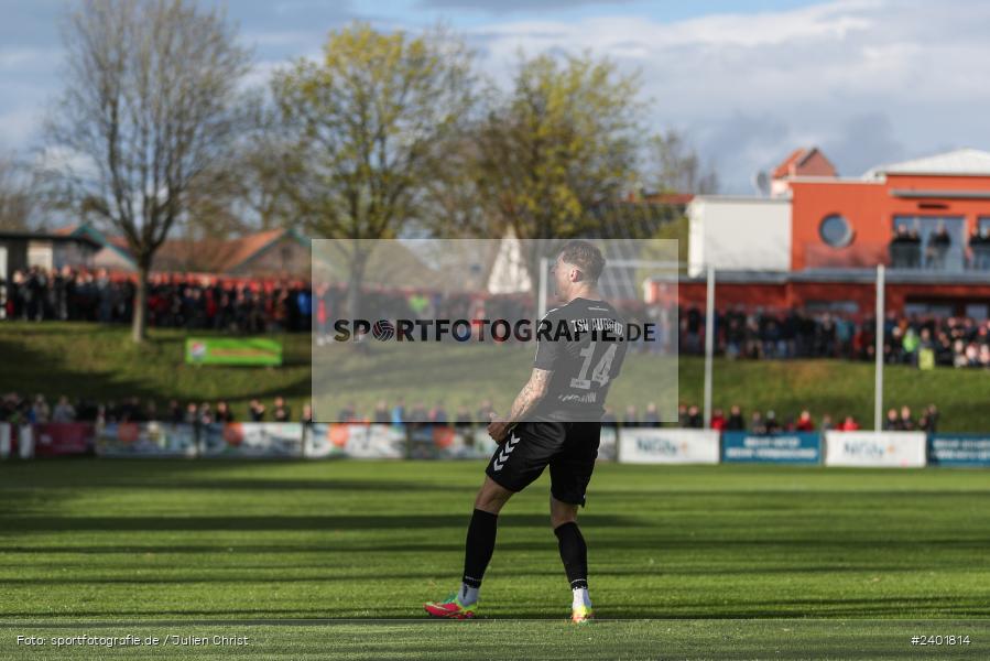 action, TSV Aubstadt, Sport, Regionalliga Bayern, Nachholspieltag, NGN Arena, Fussball, FWK, FC Würzburger Kickers, BFV, Aubstadt, April 2024, AUB, 03.04.2024 - Bild-ID: 2401814