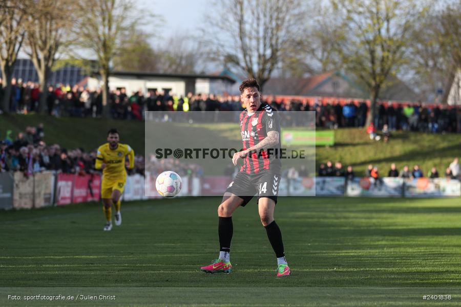 action, TSV Aubstadt, Sport, Regionalliga Bayern, Nachholspieltag, NGN Arena, Fussball, FWK, FC Würzburger Kickers, BFV, Aubstadt, April 2024, AUB, 03.04.2024 - Bild-ID: 2401838