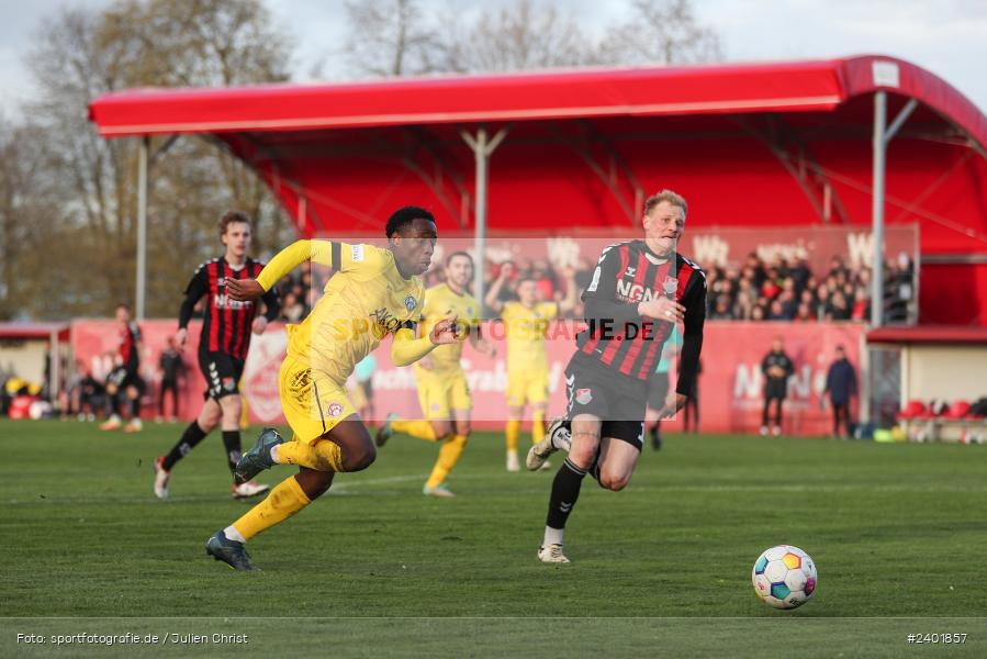 action, TSV Aubstadt, Sport, Regionalliga Bayern, Nachholspieltag, NGN Arena, Fussball, FWK, FC Würzburger Kickers, BFV, Aubstadt, April 2024, AUB, 03.04.2024 - Bild-ID: 2401857