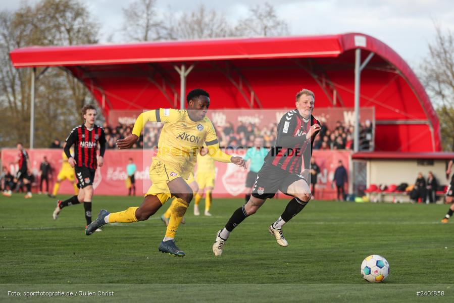 action, TSV Aubstadt, Sport, Regionalliga Bayern, Nachholspieltag, NGN Arena, Fussball, FWK, FC Würzburger Kickers, BFV, Aubstadt, April 2024, AUB, 03.04.2024 - Bild-ID: 2401858