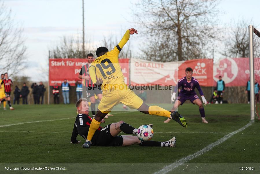 action, TSV Aubstadt, Sport, Regionalliga Bayern, Nachholspieltag, NGN Arena, Fussball, FWK, FC Würzburger Kickers, BFV, Aubstadt, April 2024, AUB, 03.04.2024 - Bild-ID: 2401861