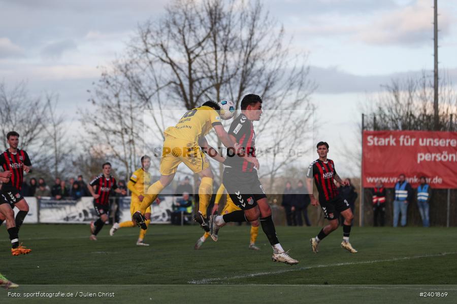 action, TSV Aubstadt, Sport, Regionalliga Bayern, Nachholspieltag, NGN Arena, Fussball, FWK, FC Würzburger Kickers, BFV, Aubstadt, April 2024, AUB, 03.04.2024 - Bild-ID: 2401869