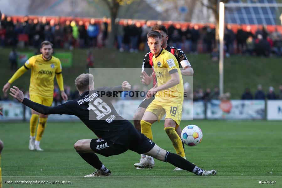 action, TSV Aubstadt, Sport, Regionalliga Bayern, Nachholspieltag, NGN Arena, Fussball, FWK, FC Würzburger Kickers, BFV, Aubstadt, April 2024, AUB, 03.04.2024 - Bild-ID: 2401887